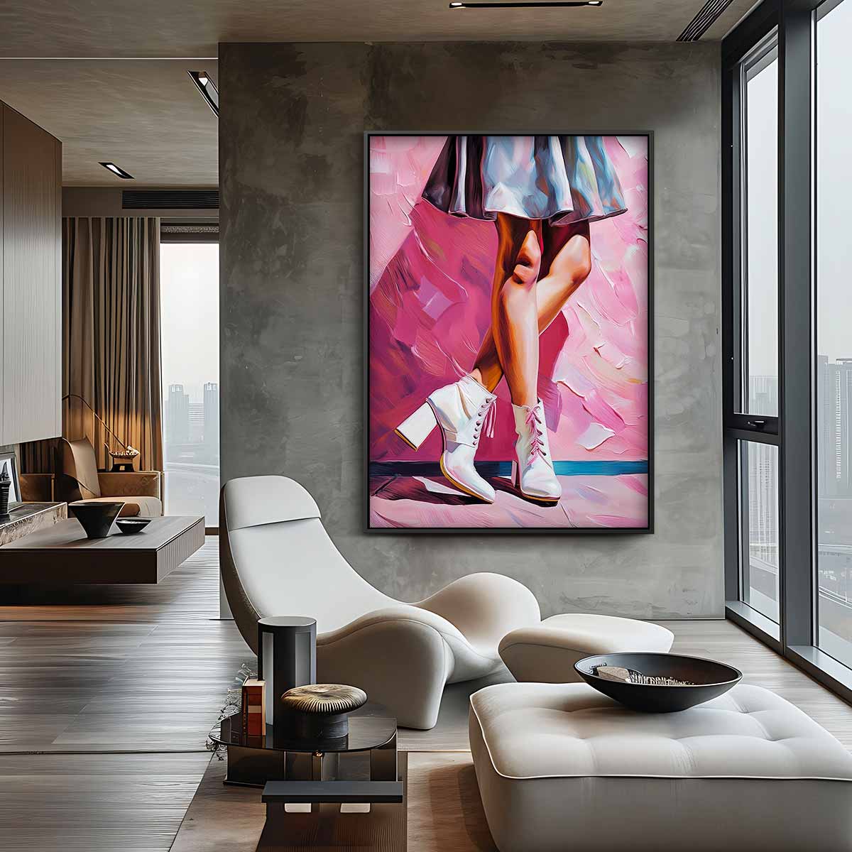 Stijlvolle Stedenwandeling Kunstwerk-canvas-dibond-plexiglas-wanddecoratie-WallArtistic