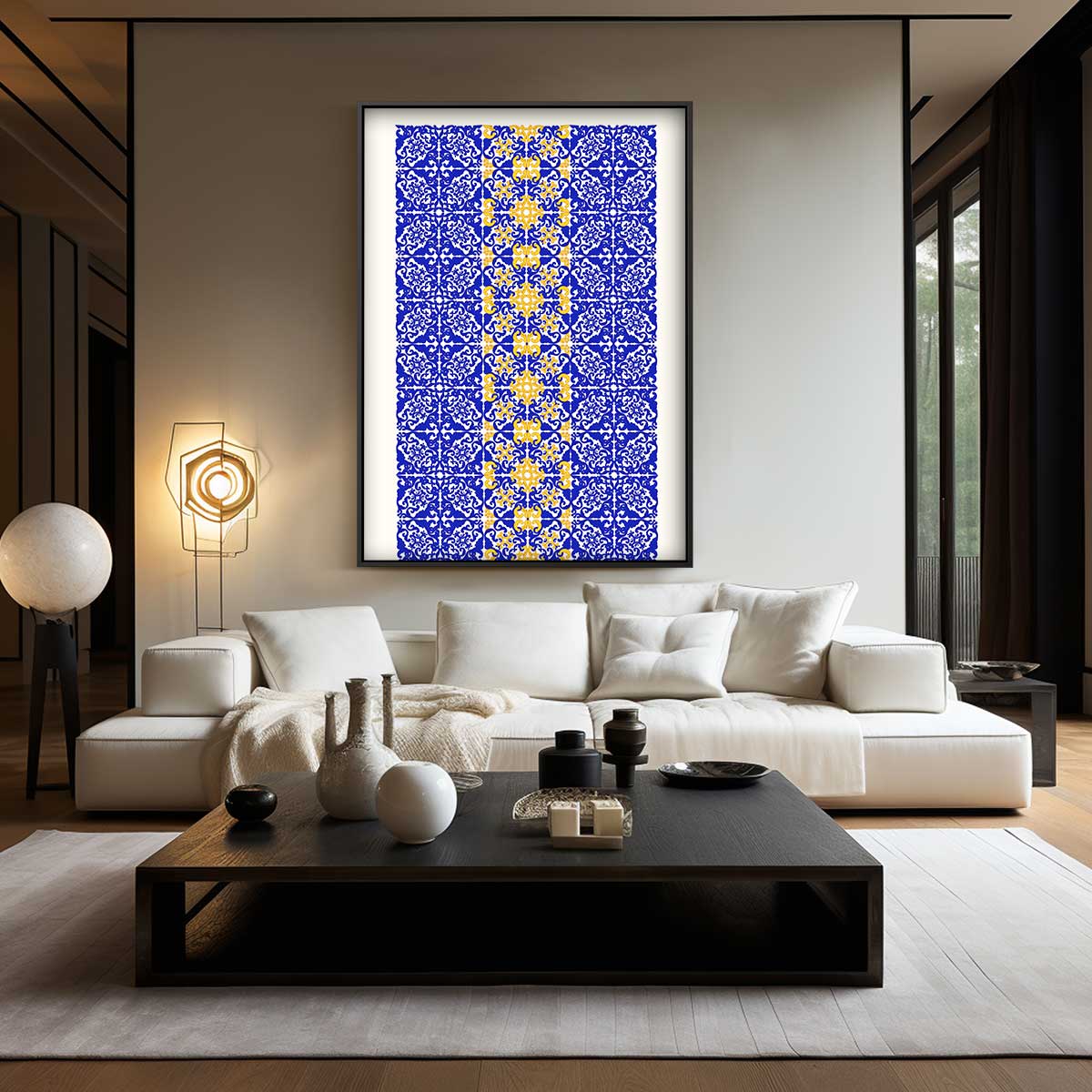 Klassieke Koninklijke Patronen Kunstwerk-canvas-dibond-plexiglas-wanddecoratie-WallArtistic