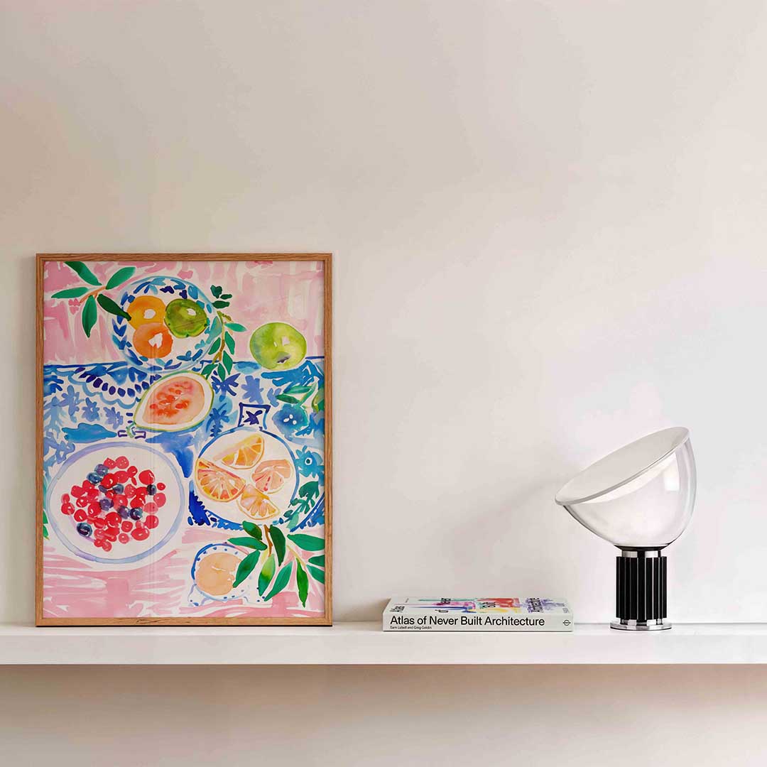 Fruit en bladeren Poster