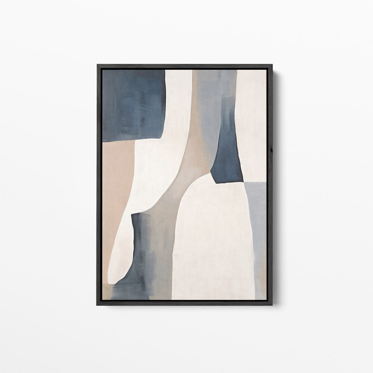 Abstracte Harmonie in Neutrale Tinten Kunstwerk-canvas-dibond-plexiglas-wanddecoratie-WallArtistic