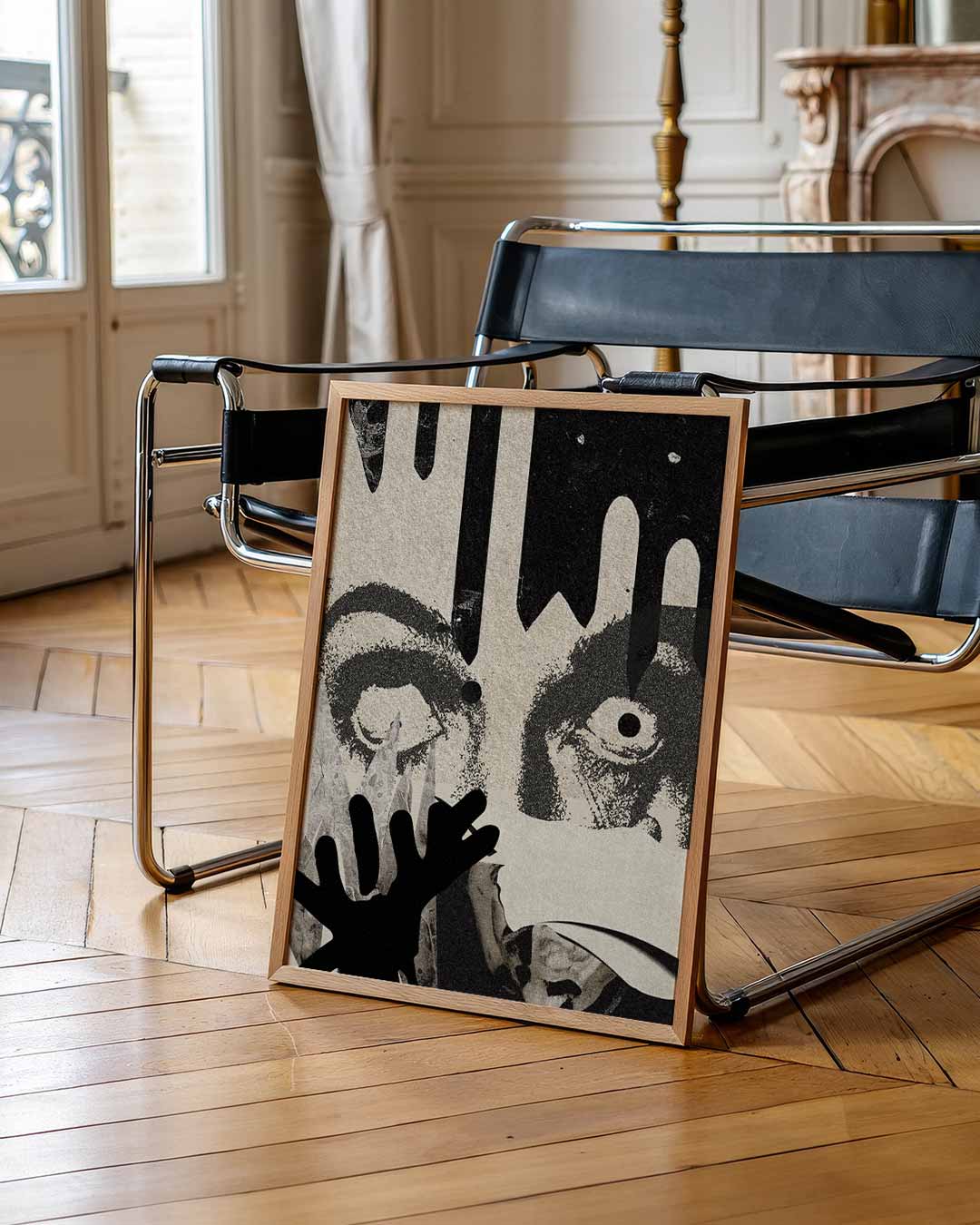 Intrigerende Blik Collage Poster-WallArtistic