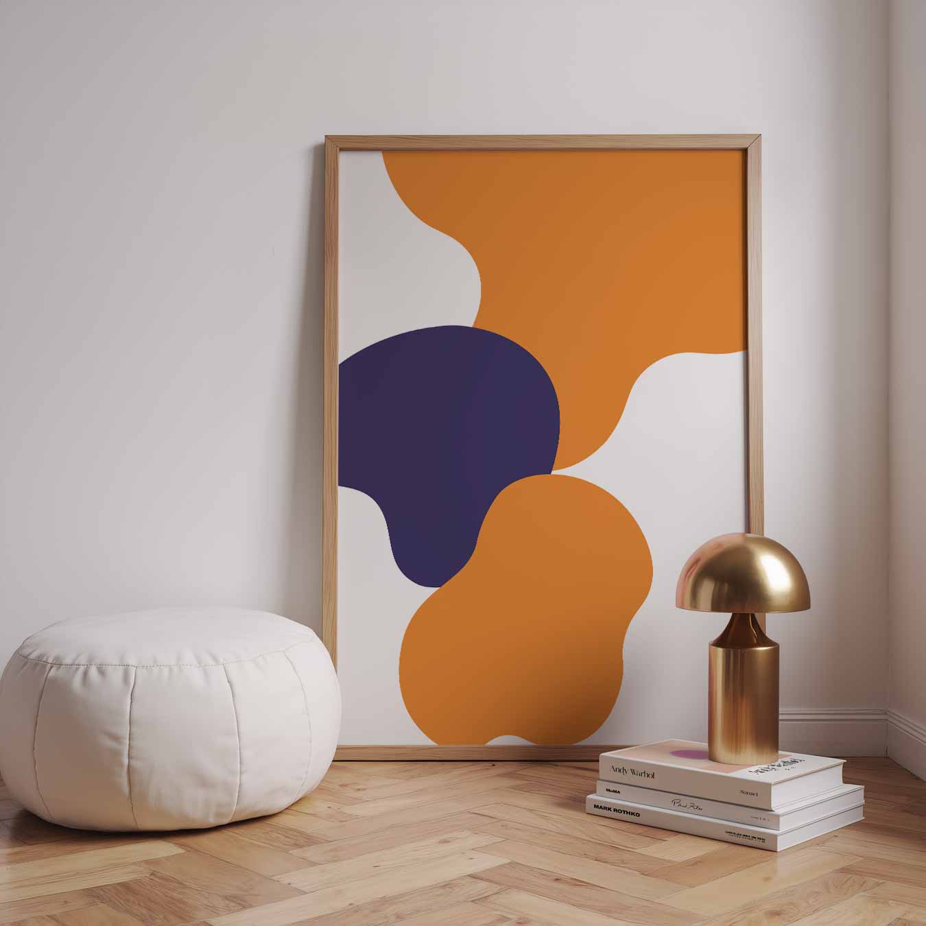 Kleurrijke Abstracte Vormen Poster-WallArtistic