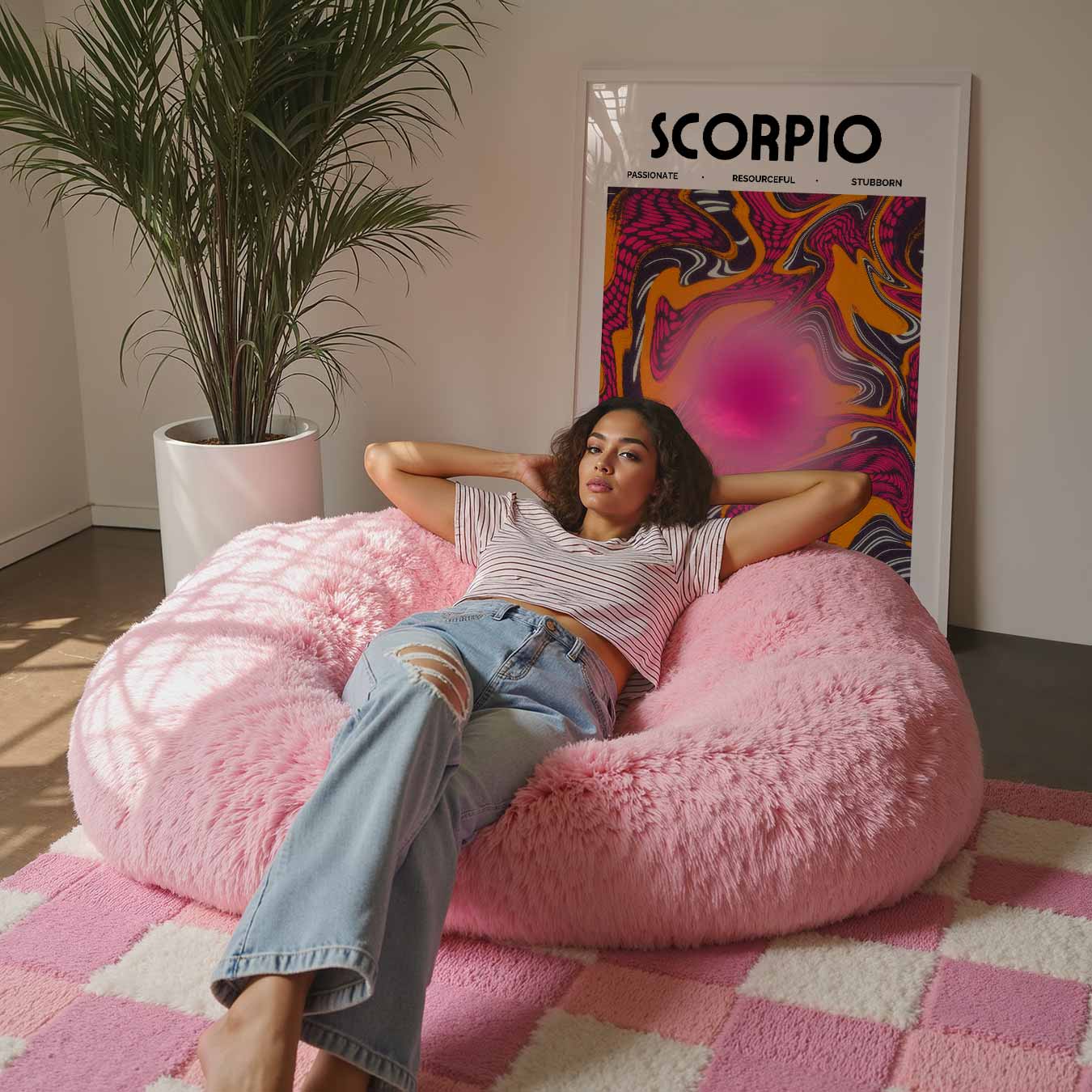 Scorpio Abstracte Poster