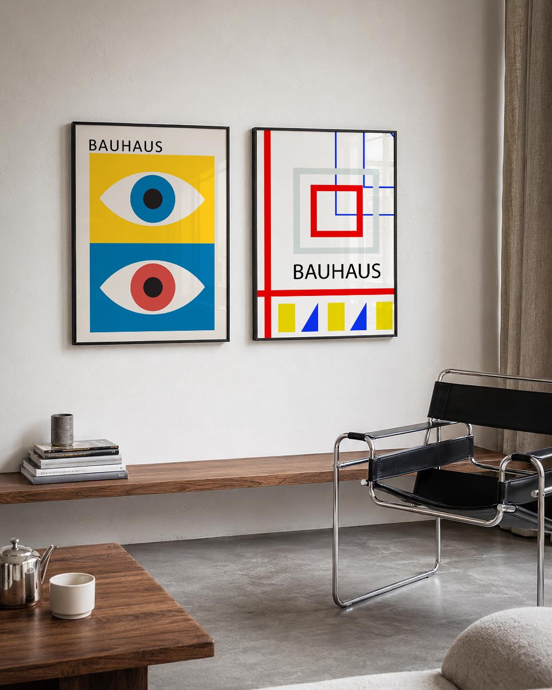 Oogvormen en kleur Posterset