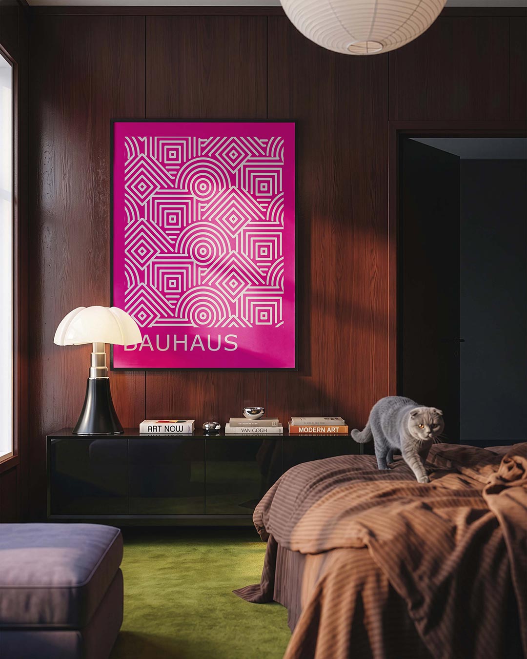 Lijnen en patronen Poster
