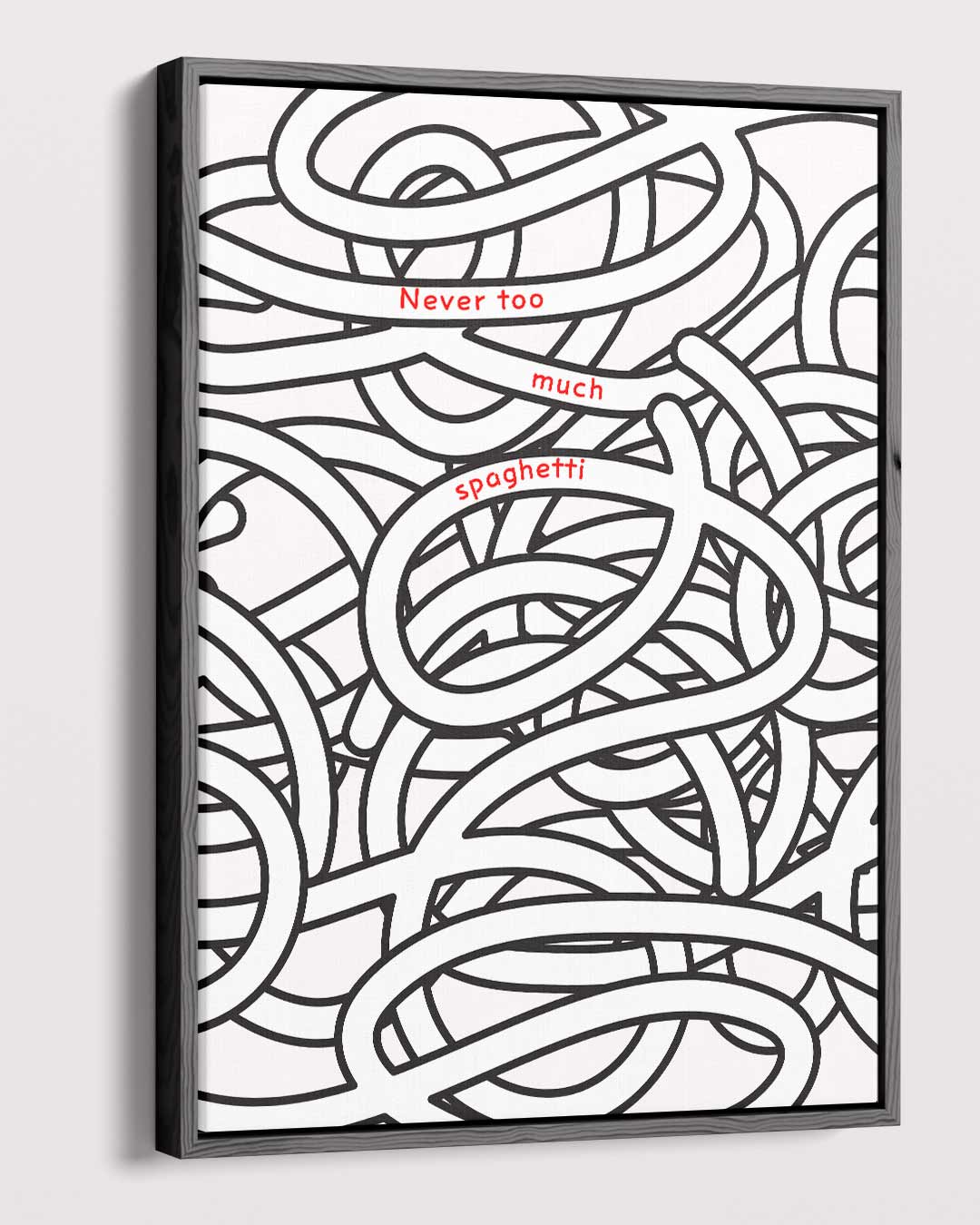 Spaghetti Dromen Kunstwerk-canvas-dibond-plexiglas-wanddecoratie-WallArtistic