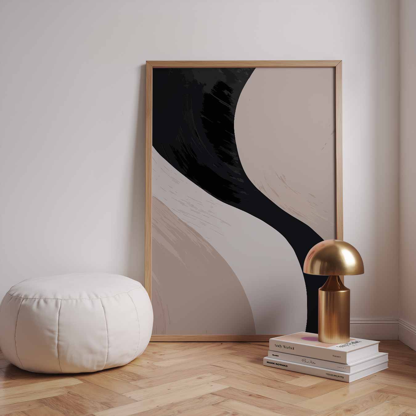 Abstracte Elegantie Poster