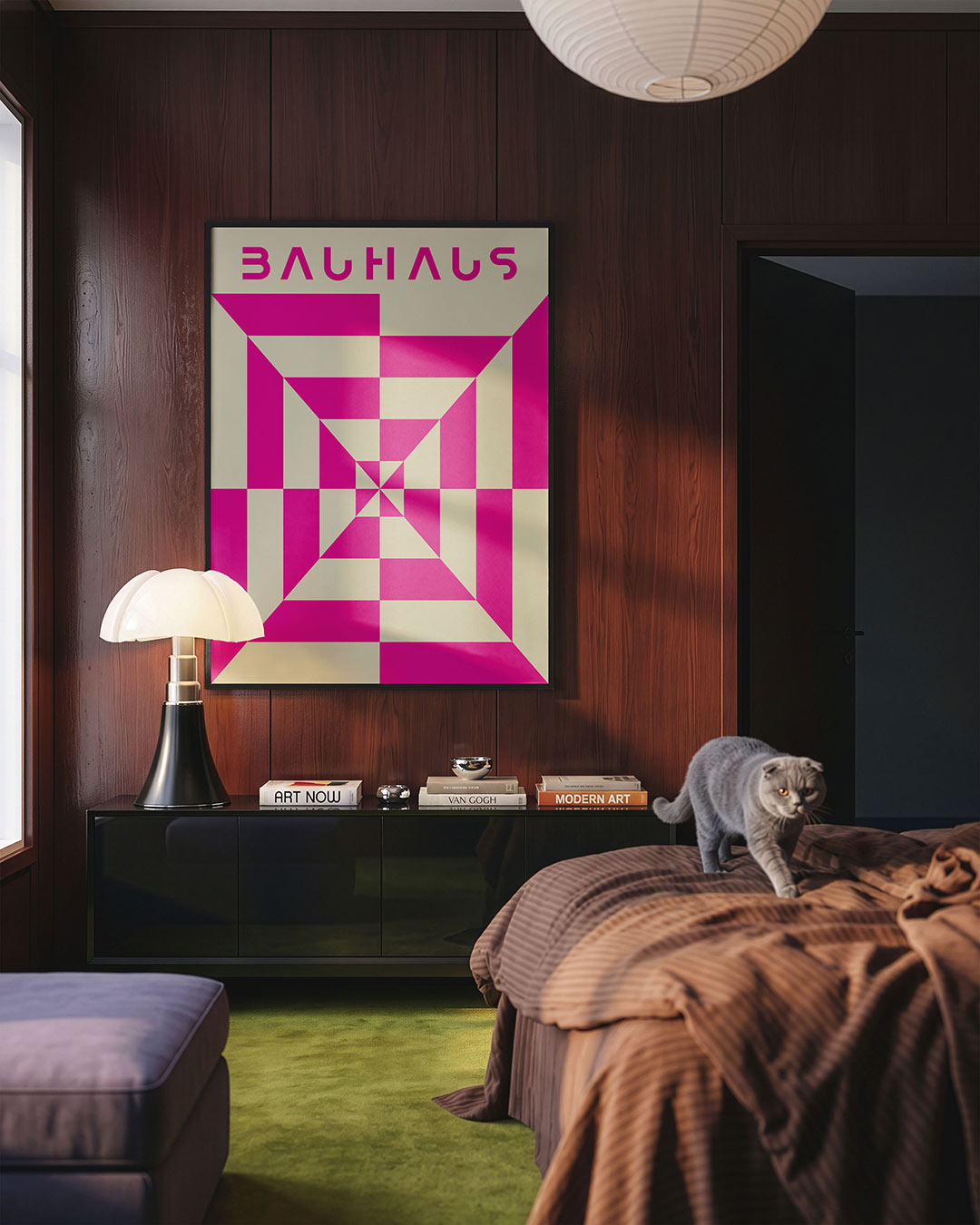 Vormritme en kleur Poster