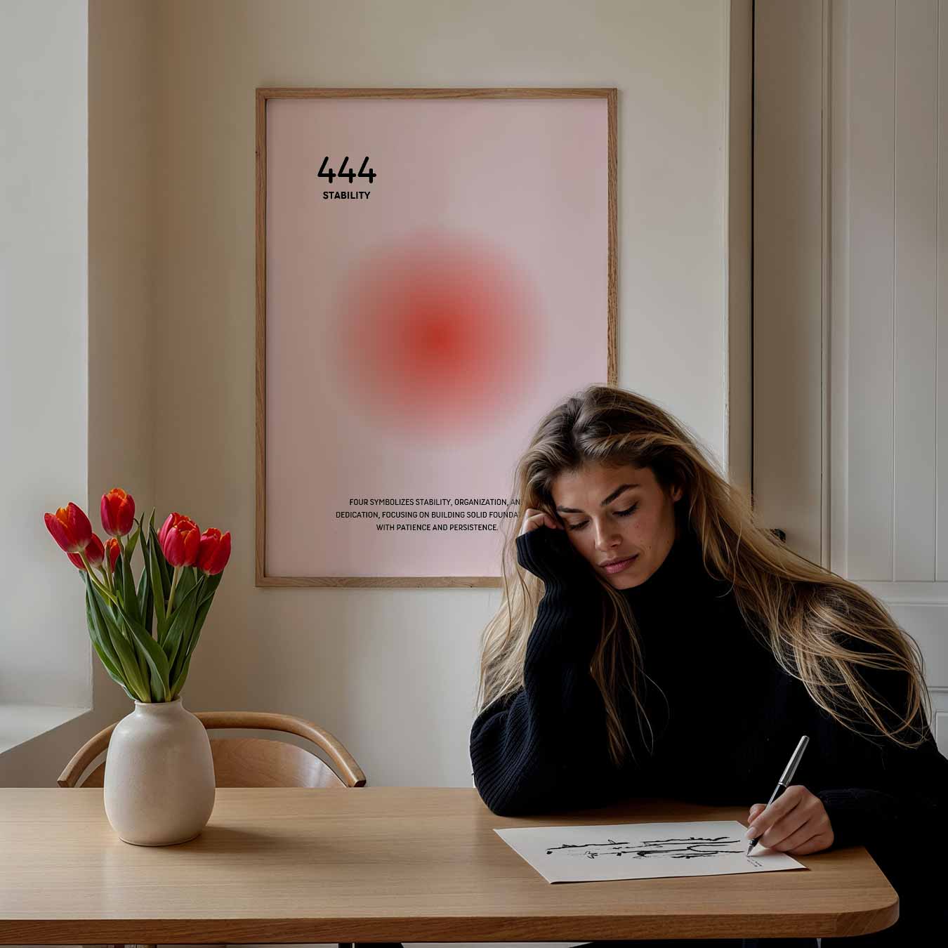 Inspirerende 444 Stabiliteit Poster