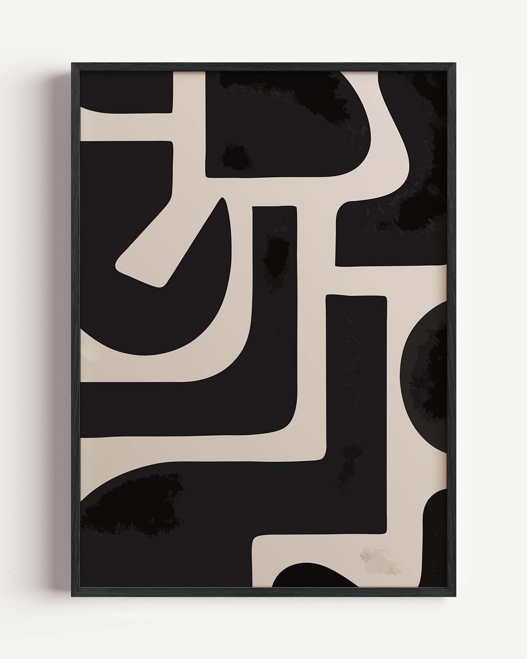 Retro Chic Abstracte Poster