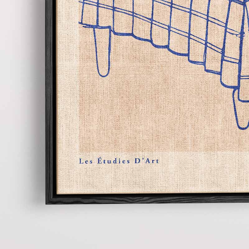 Lignes Modernes Koffietijd Kunstwerk-canvas-dibond-plexiglas-wanddecoratie-WallArtistic