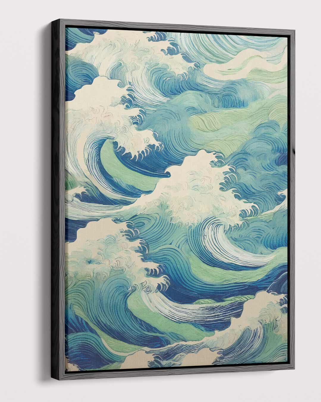 Golvende Zee Kunstwerk-canvas-dibond-plexiglas-wanddecoratie-WallArtistic