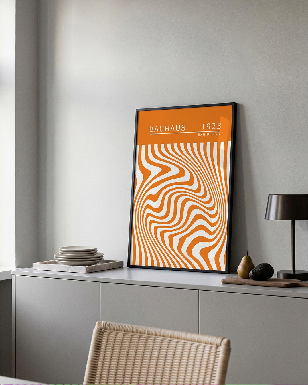 Golvend lijnenspel Poster
