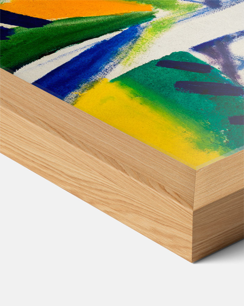 Abstract Landschap Kleuren Poster-WallArtistic