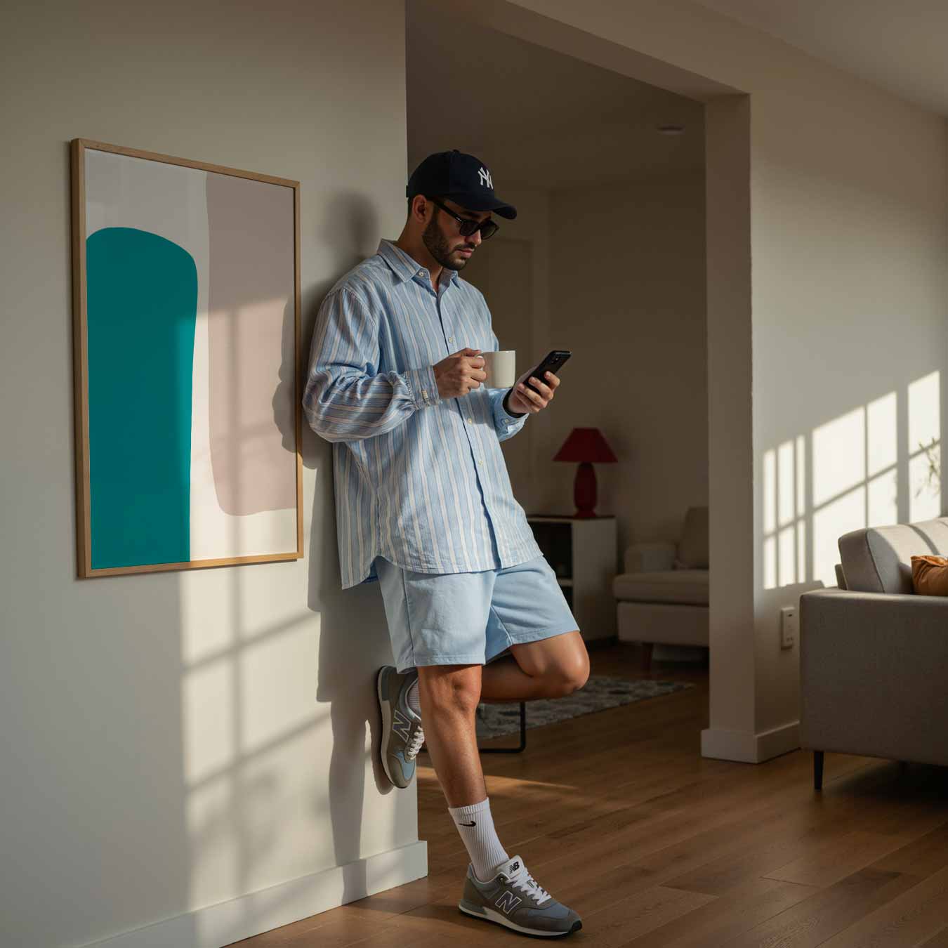 Abstracte Kleurenposter-WallArtistic