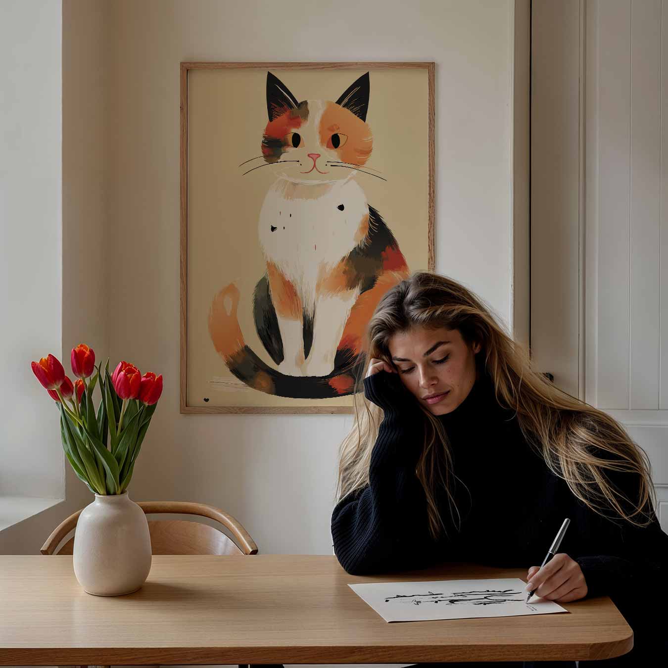 Schattige Kattenkunst Poster