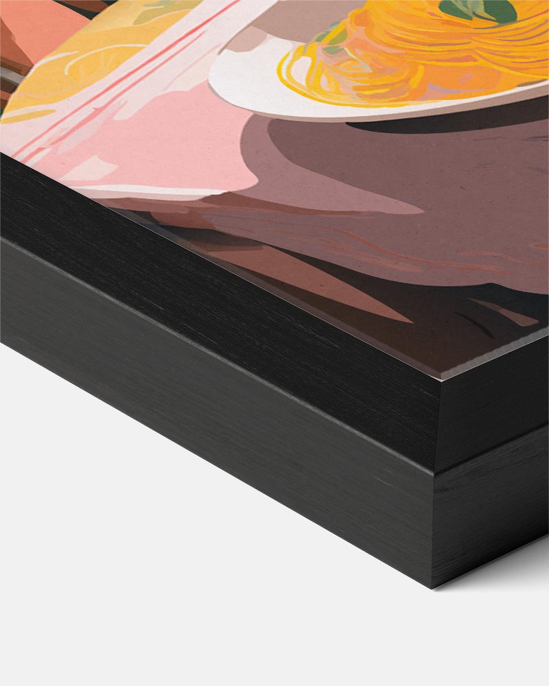 Romantisch Uitzicht op de Amalfikust Poster-WallArtistic