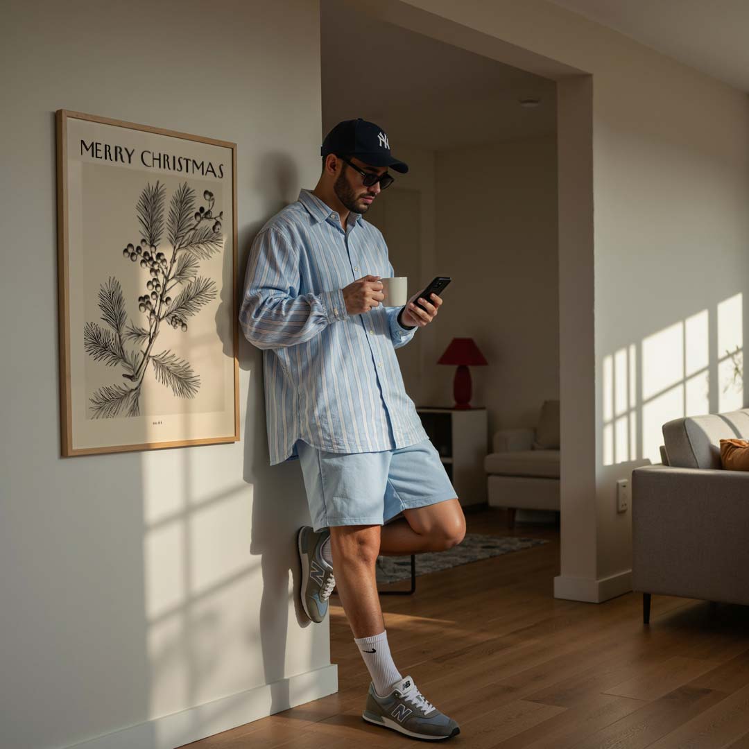 Kerstmis Botanische Kunst Poster-WallArtistic