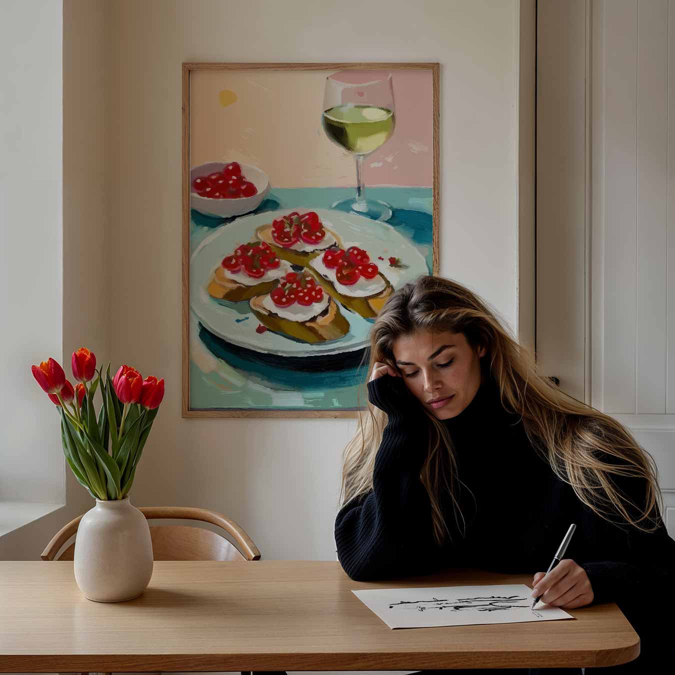 Lekkere Culinaire Momenten Poster-WallArtistic