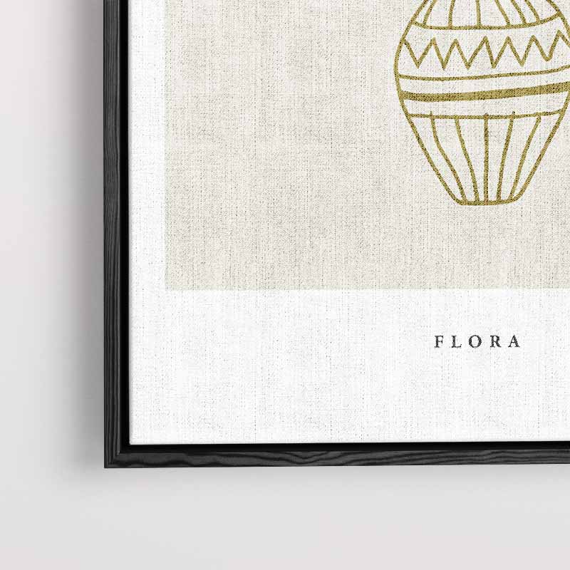 Kleurrijke Bloemen in Elegante Vaas Kunstwerk-canvas-dibond-plexiglas-wanddecoratie-WallArtistic