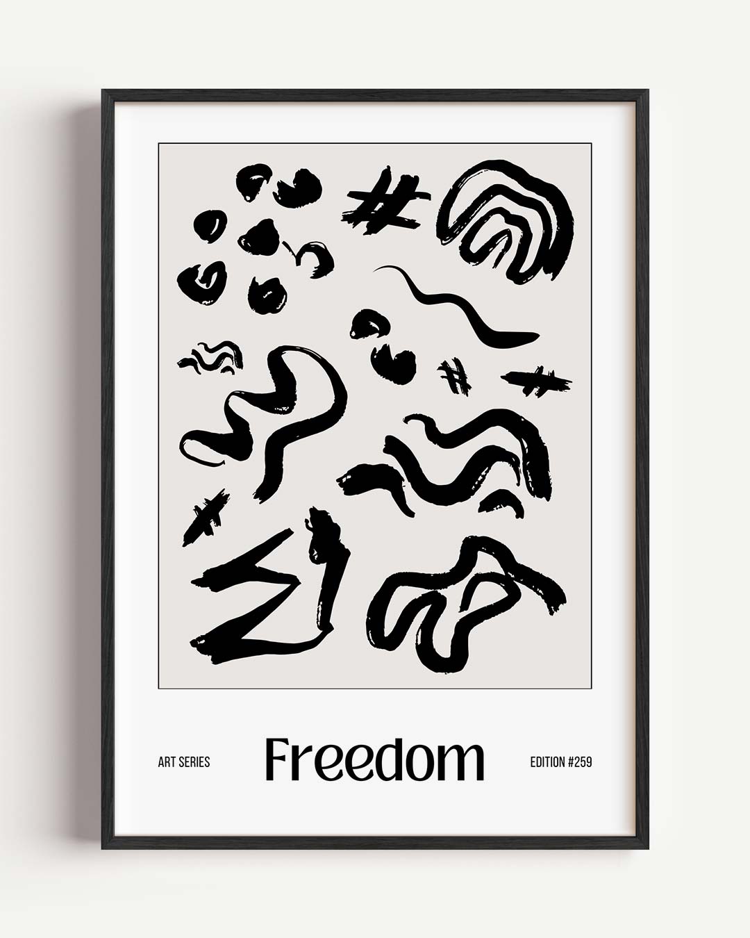 Artistieke Vrijheid Poster-WallArtistic