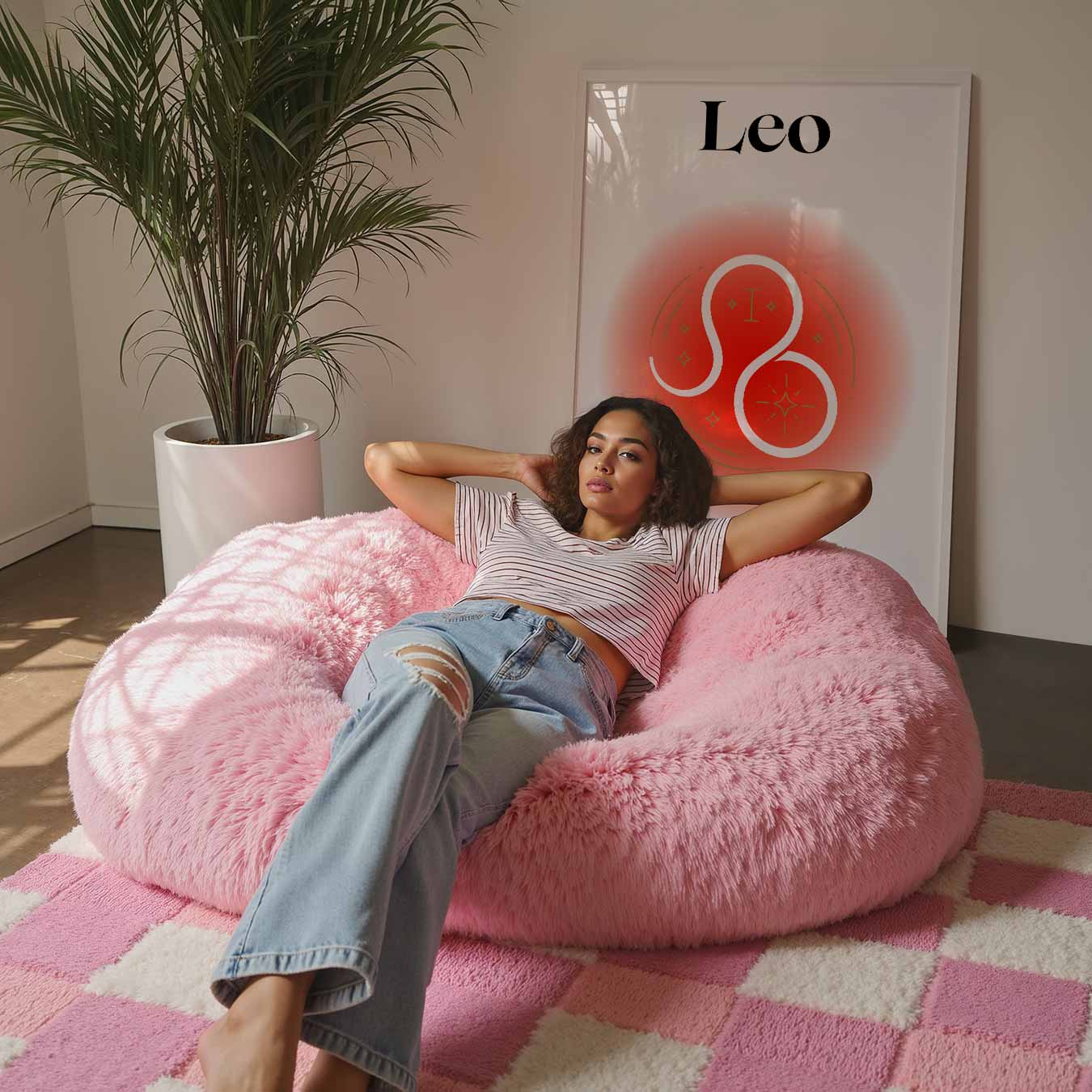 Stijlvolle Leo Astro Poster