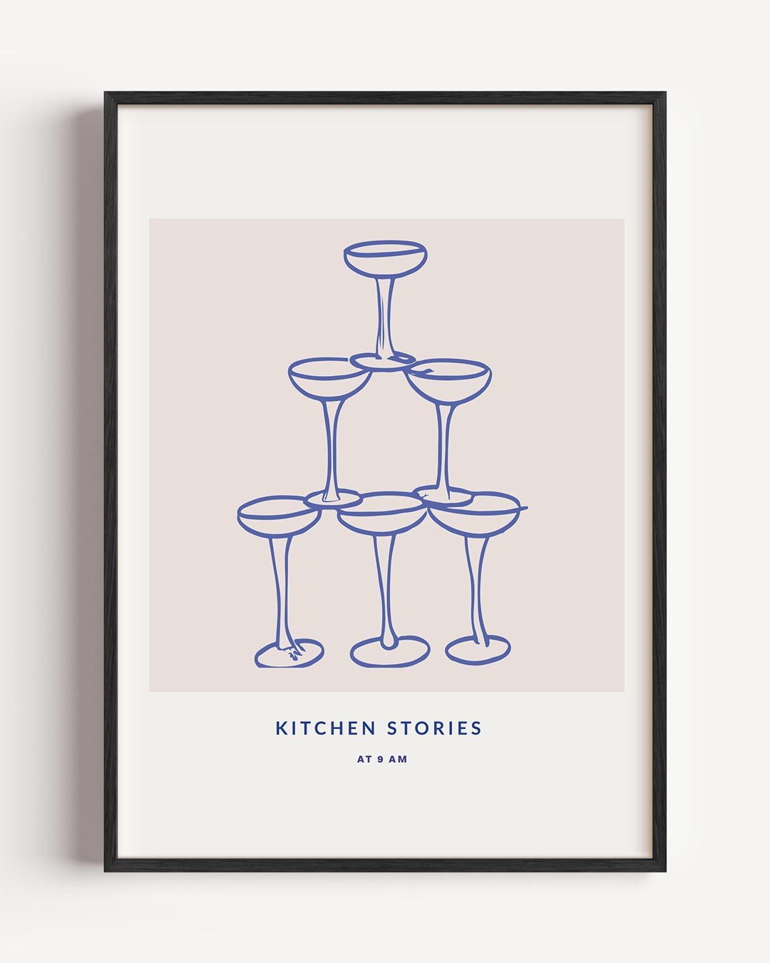 Elegant Glazen Piramide Poster-WallArtistic