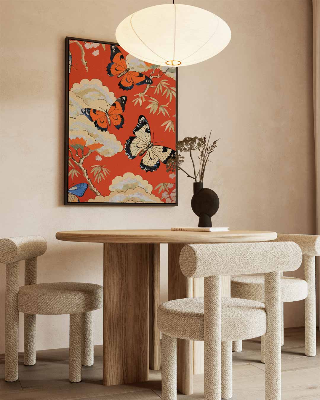 Vlinders in de Lucht Kunstwerk-canvas-dibond-plexiglas-wanddecoratie-WallArtistic