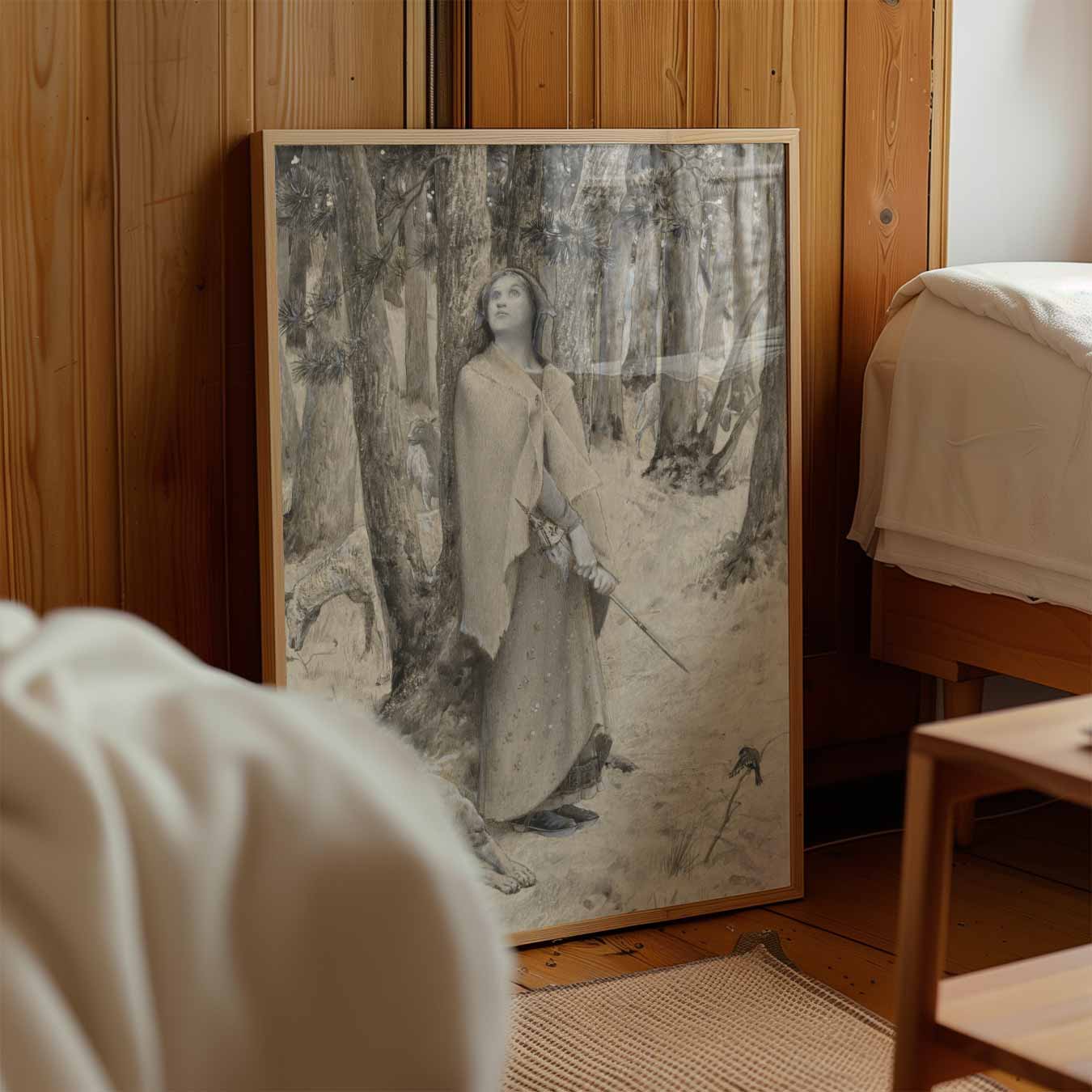 Mystieke Boswandeling Poster-WallArtistic