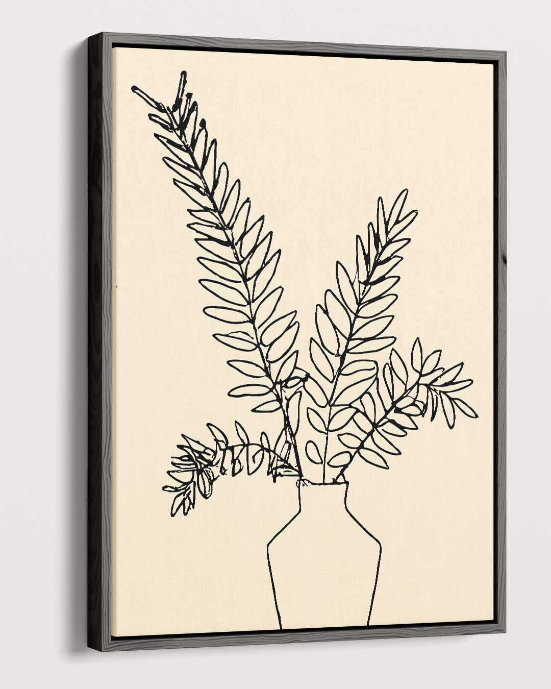 Simpele Botanische Sierlijkheid Kunstwerk-canvas-dibond-plexiglas-wanddecoratie-WallArtistic
