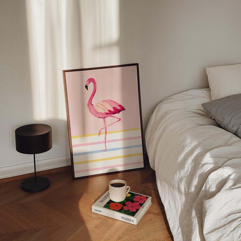 Flamingo Elegantie Poster