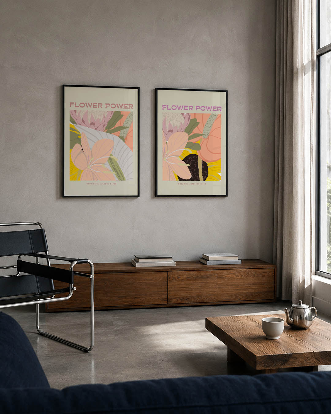Bloemrijke harmonie Posterset
