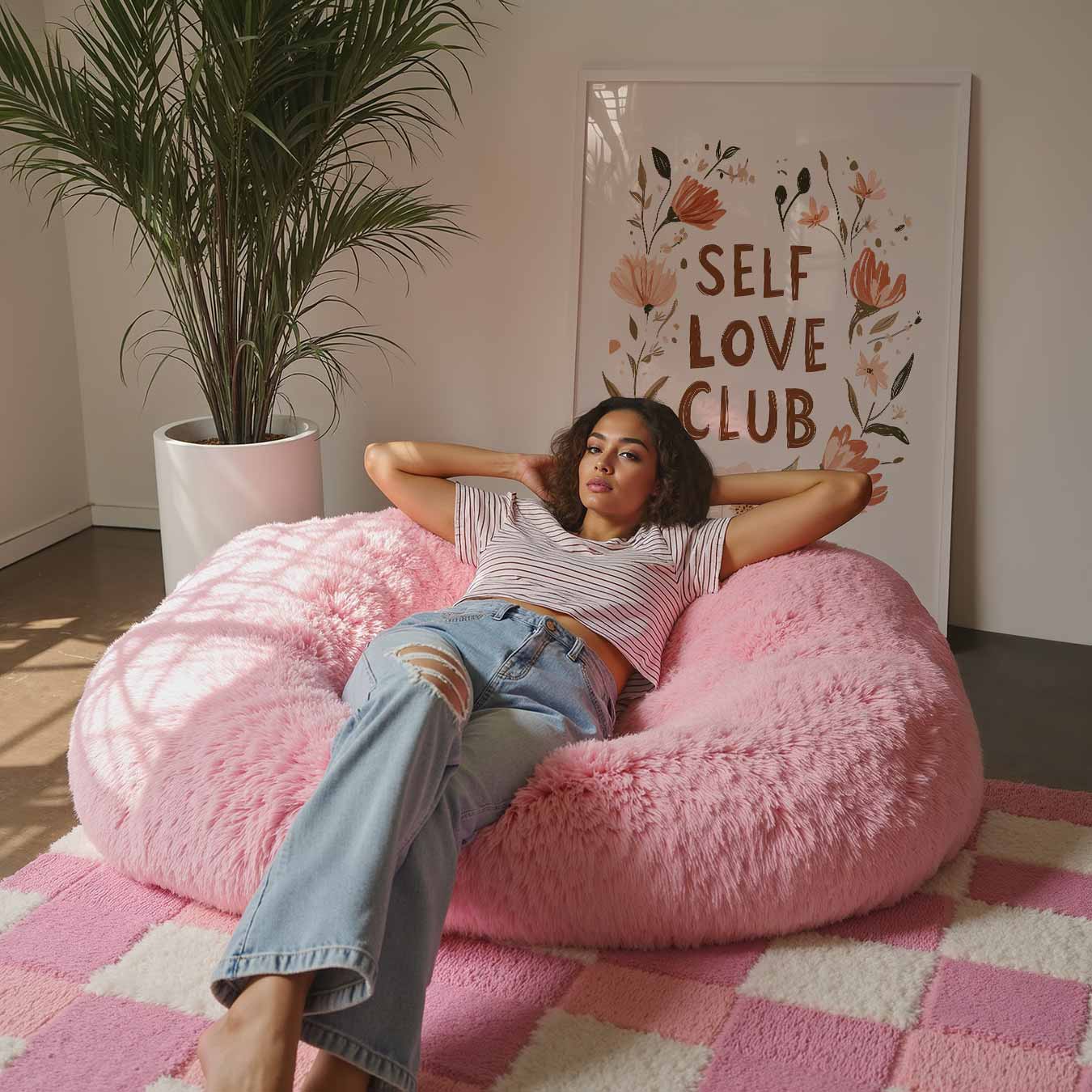 Zelfliefde Bloemenposter-WallArtistic