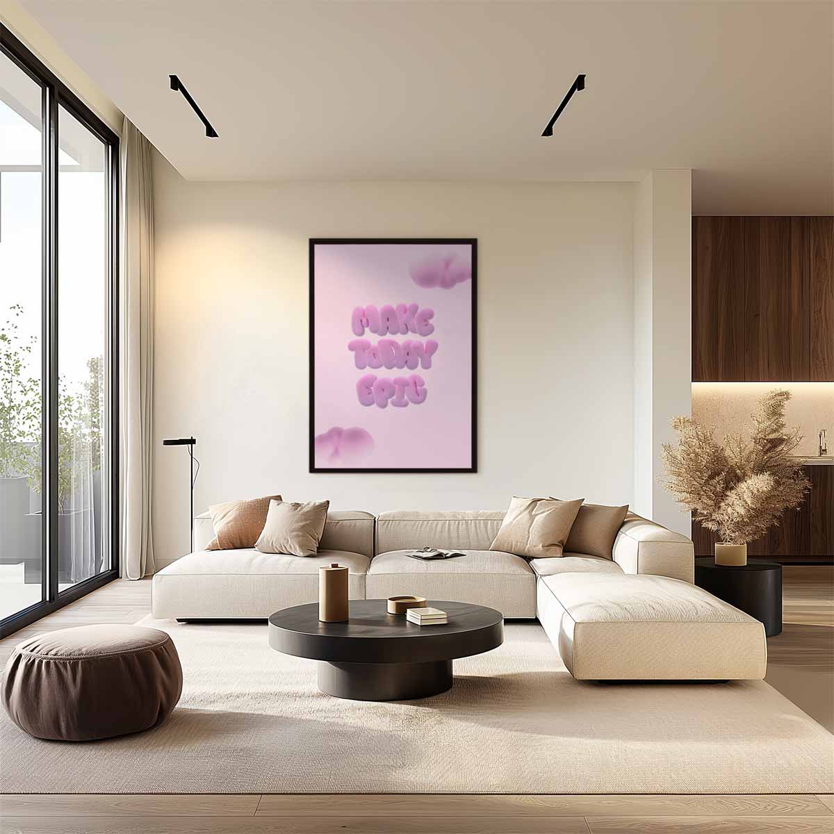 Make Today Epic Wandposter Kunstwerk-canvas-dibond-plexiglas-wanddecoratie-WallArtistic