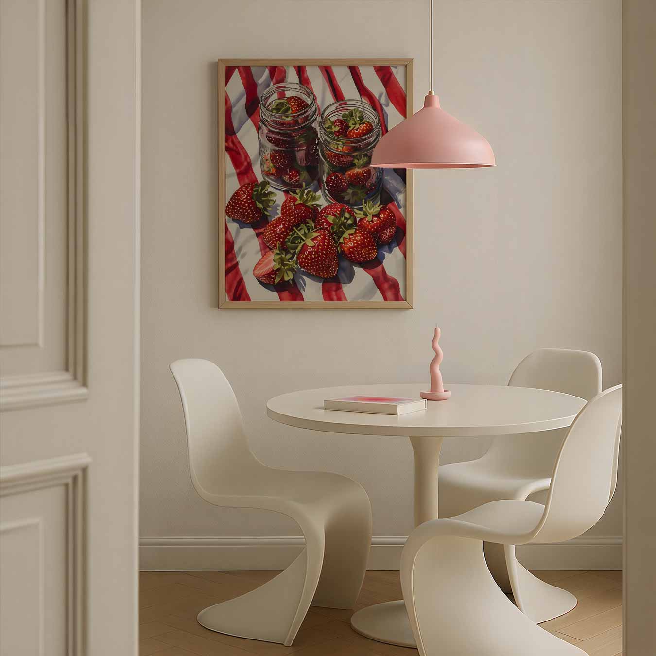 Zomerse Aardbeien Poster