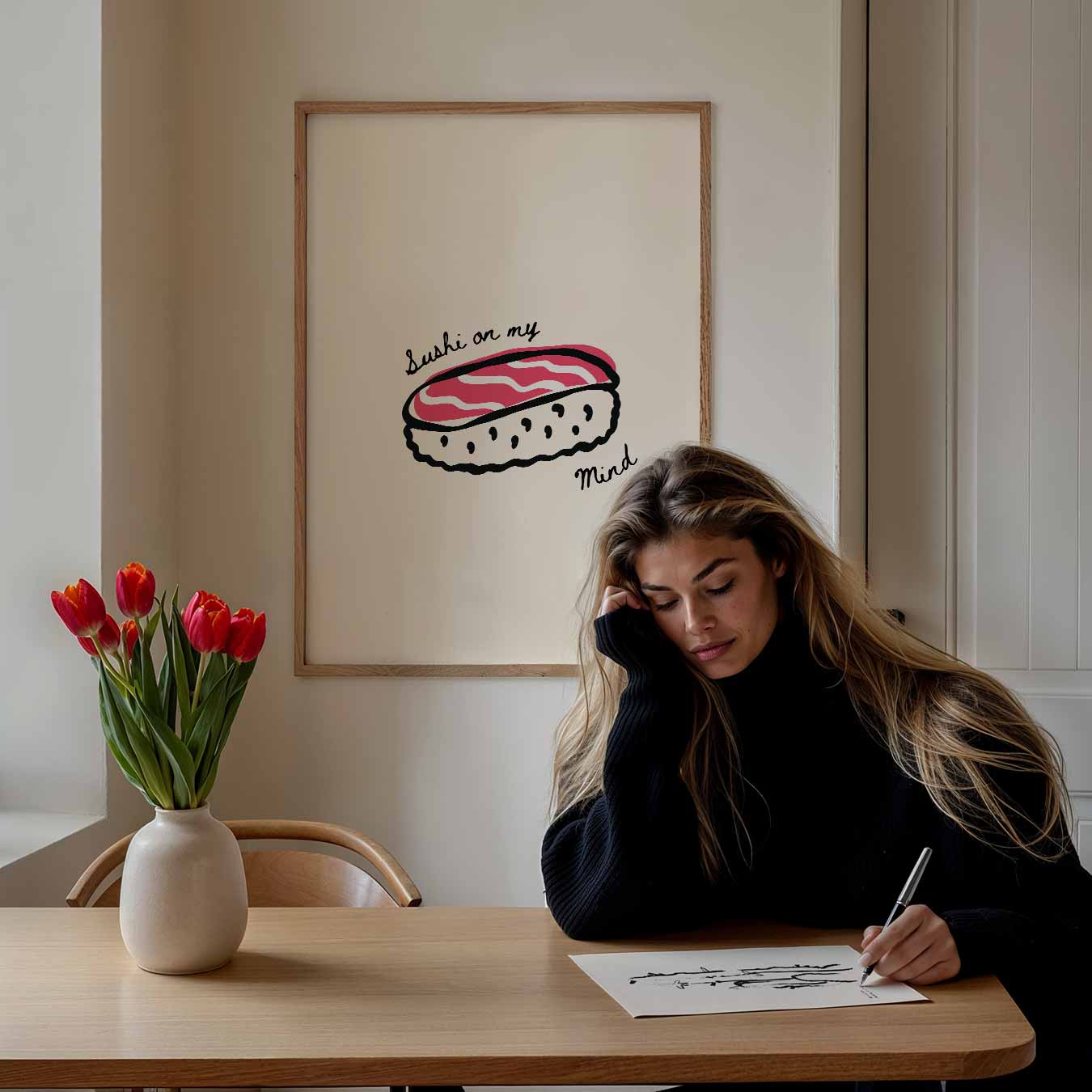 Sushi Liefde Poster-WallArtistic