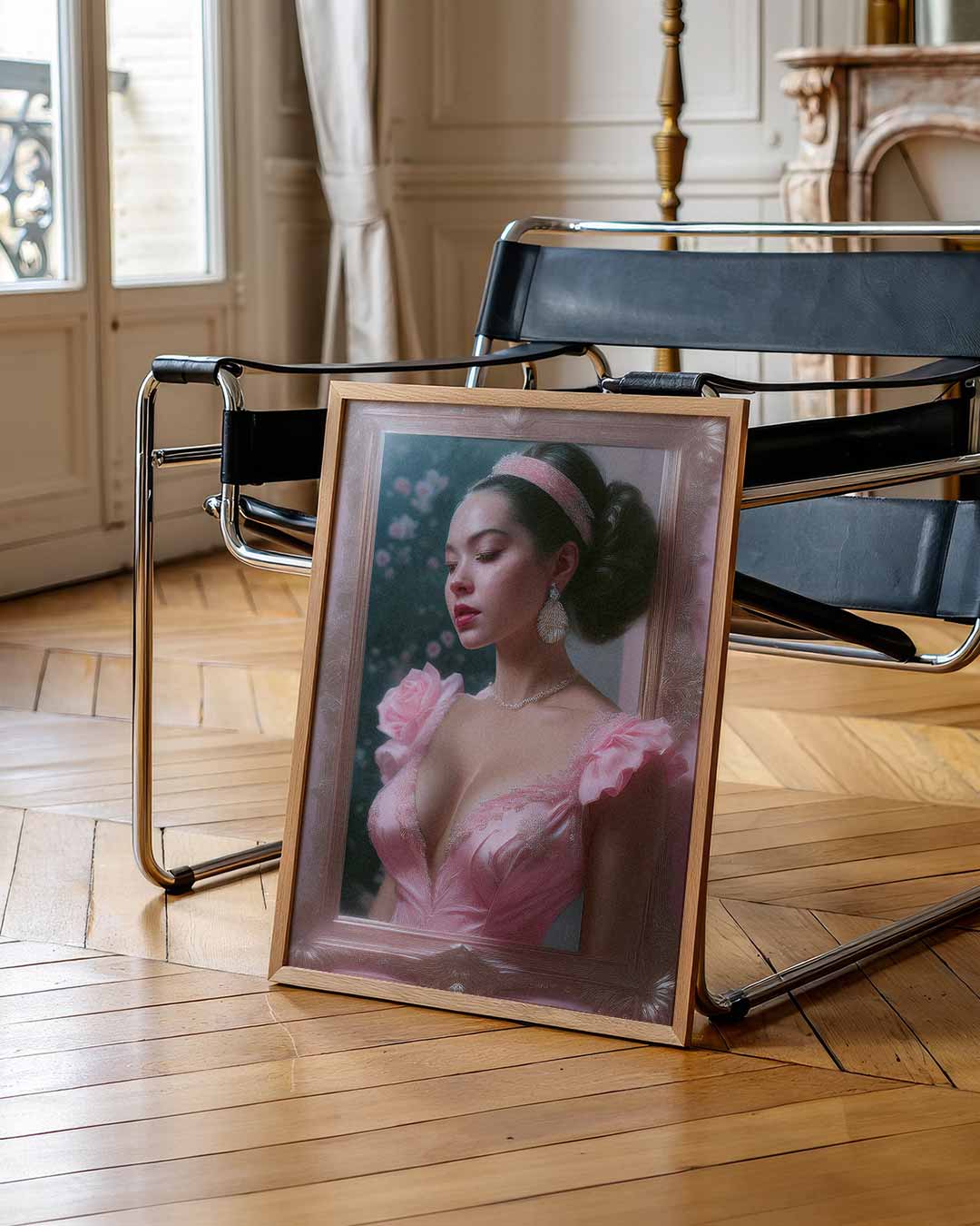 Sierlijke Elegantie Portret Poster