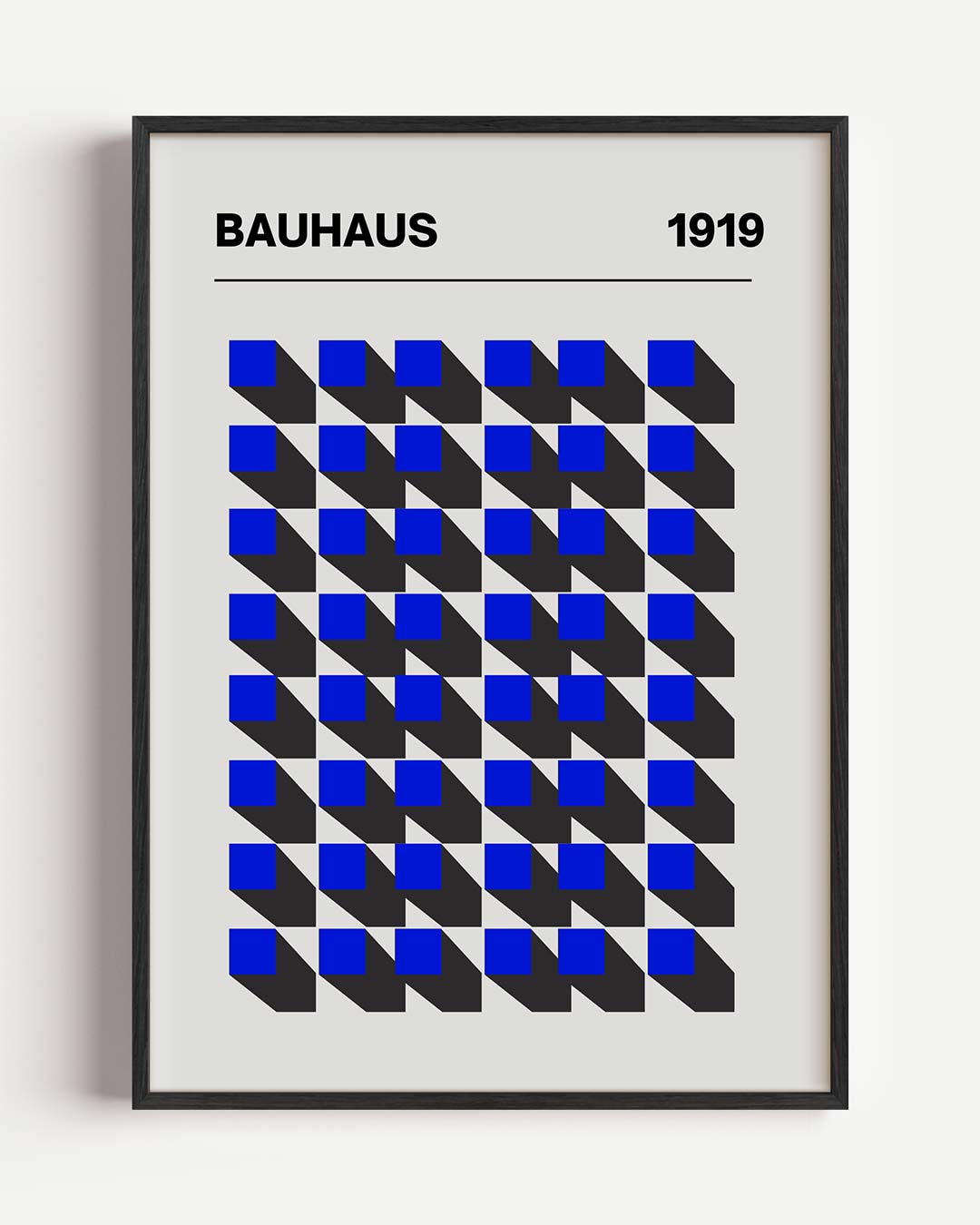 Bauhaus Retro Wanddecoratie Poster-WallArtistic
