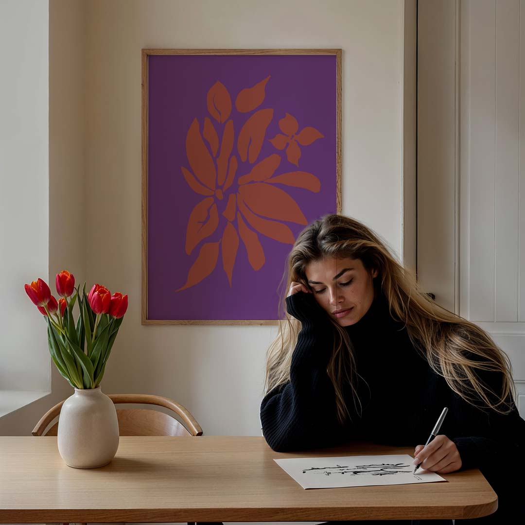 Kleurrijke Bloemenpracht Poster-WallArtistic