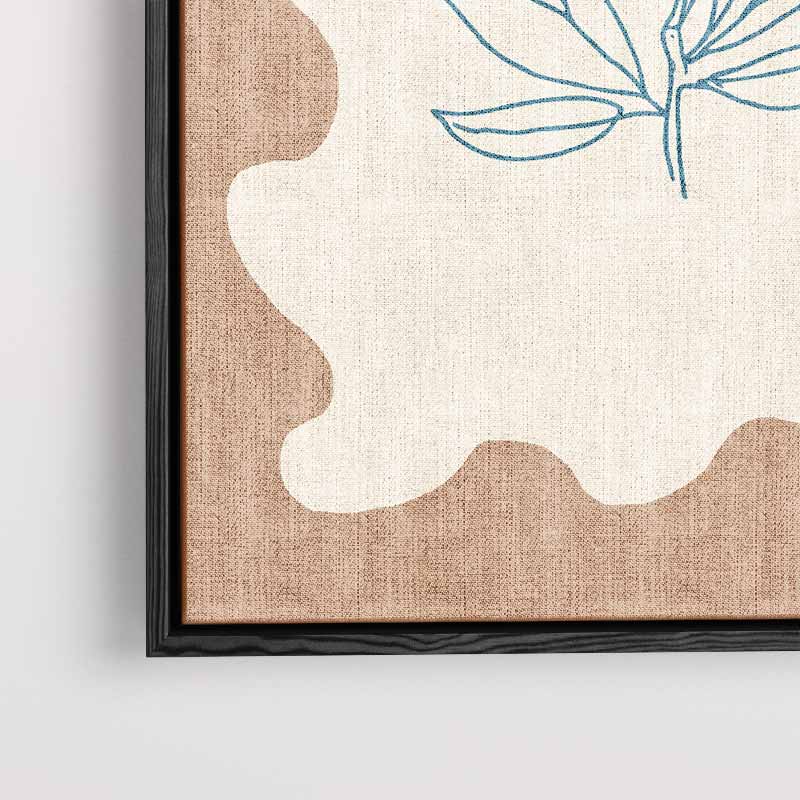 Eenvoudige Bloemenschets Kunstwerk-canvas-dibond-plexiglas-wanddecoratie-WallArtistic