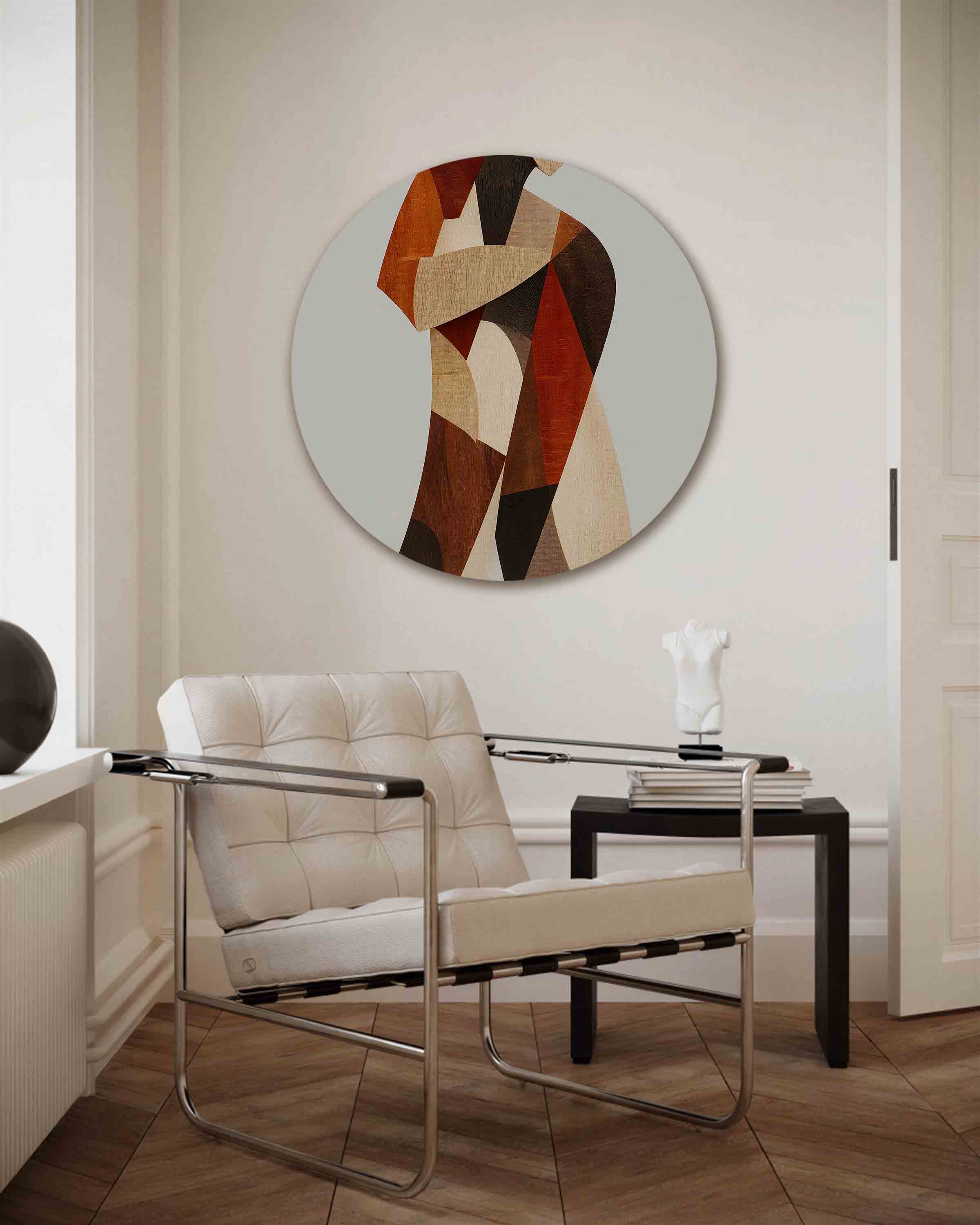 Abstracte figuur Muurcirkel