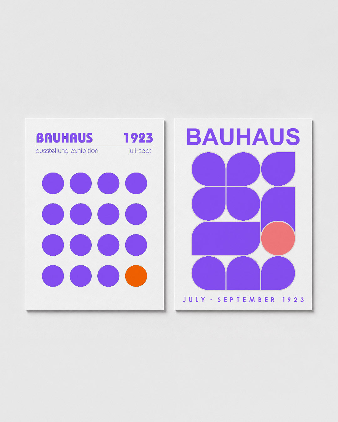 Cirkelpatroon en kleur Posterset