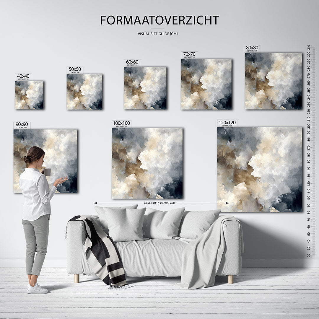 Dromerige kleurenmix Kunstwerk