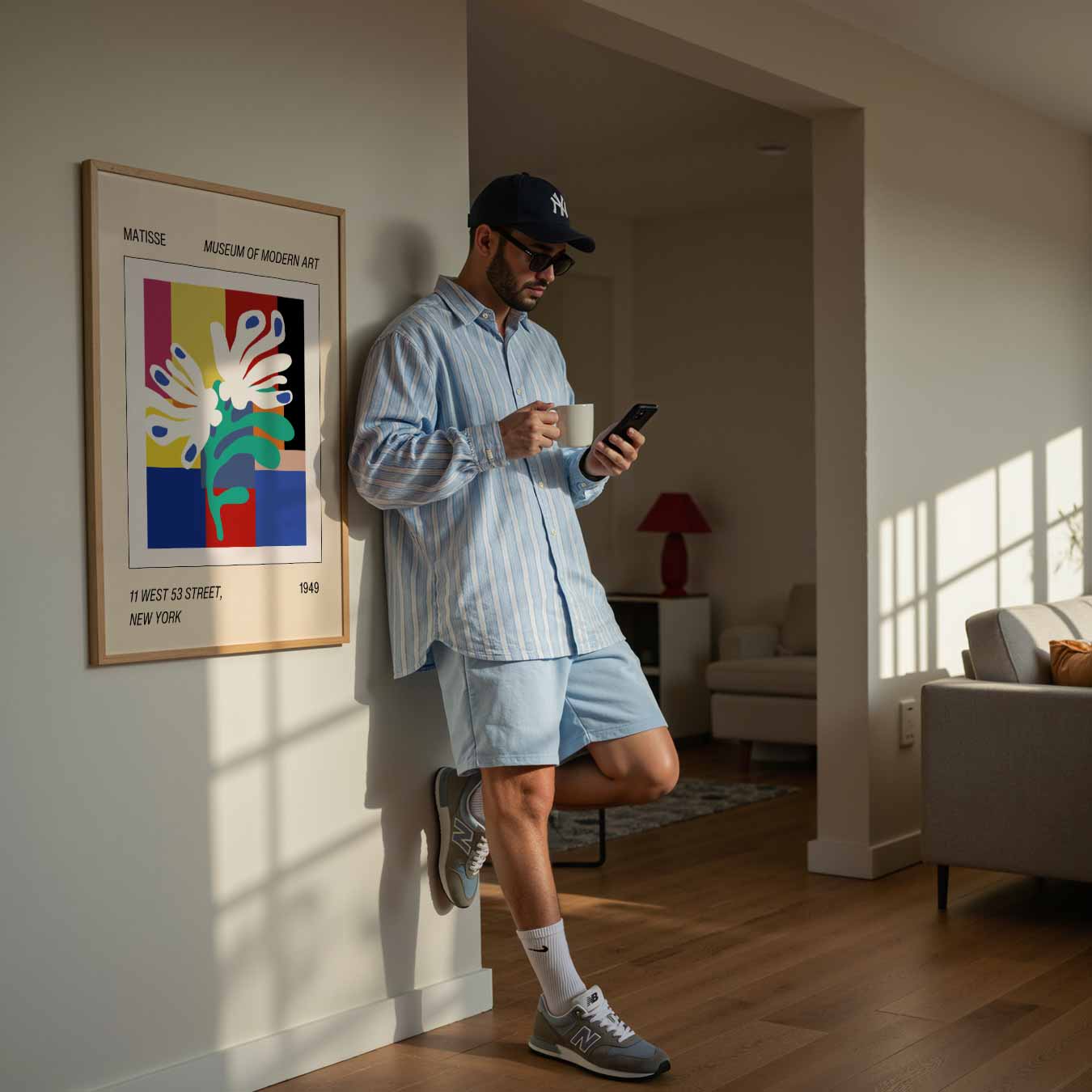 Kleurrijke Matisse Bloemenposter-WallArtistic