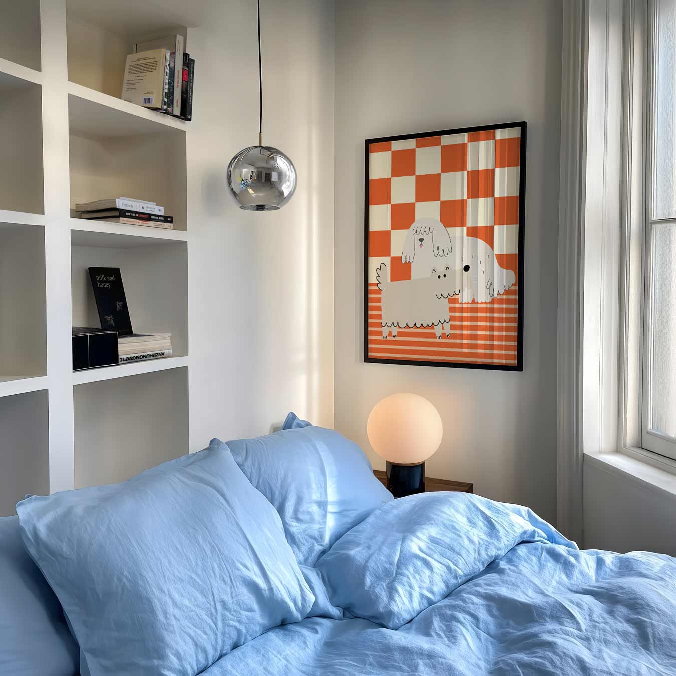 Charmante Hondenvrienden Poster