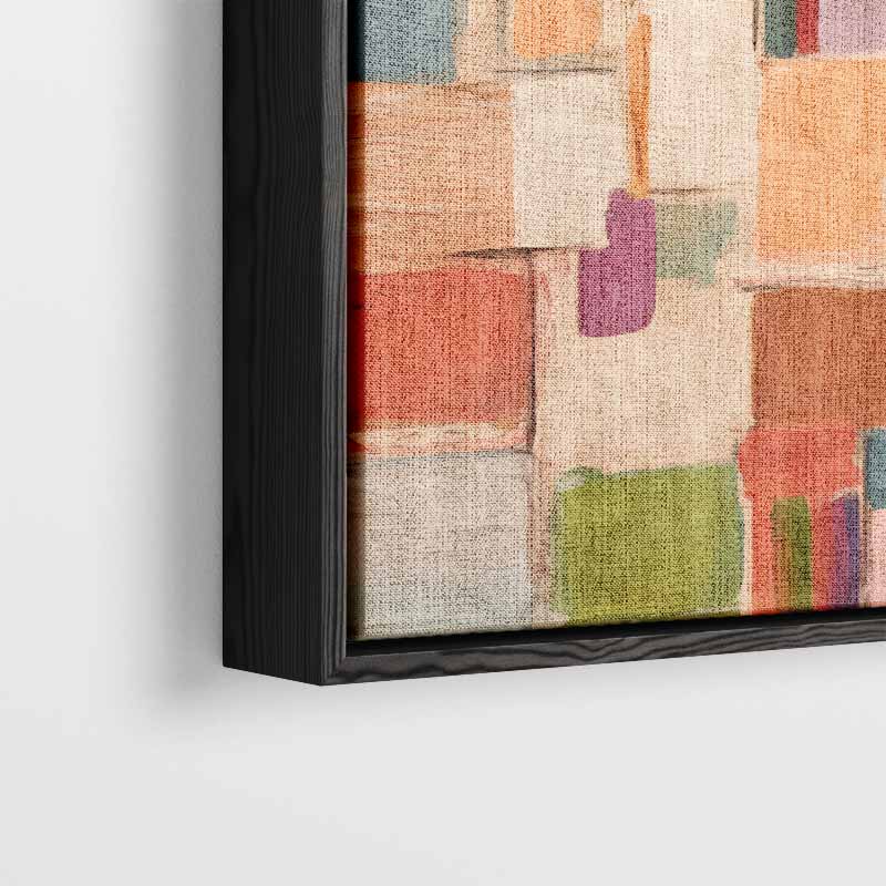 Kleurrijke Harmonie Kunstwerk-canvas-dibond-plexiglas-wanddecoratie-WallArtistic