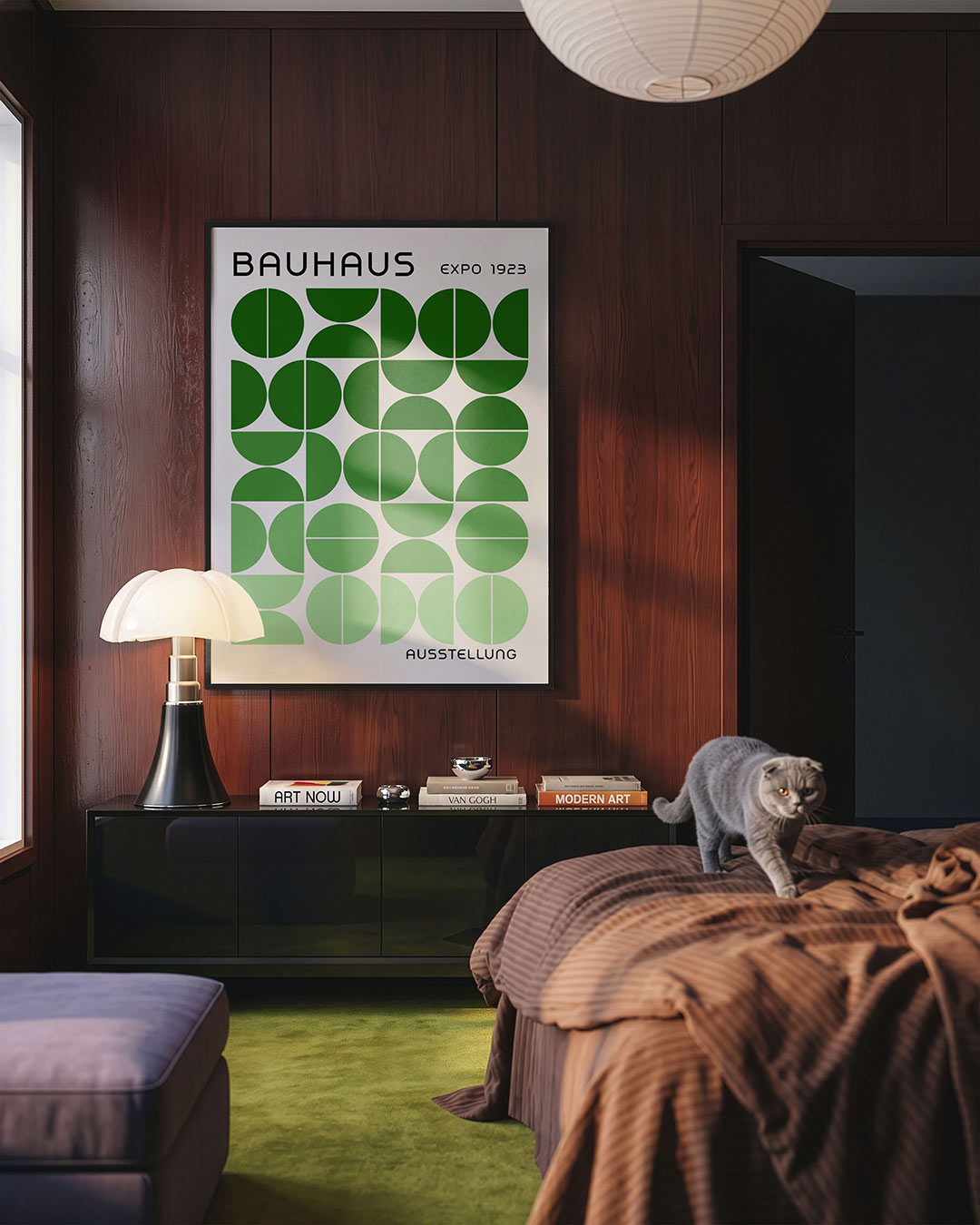 Vormritme en kleur Poster