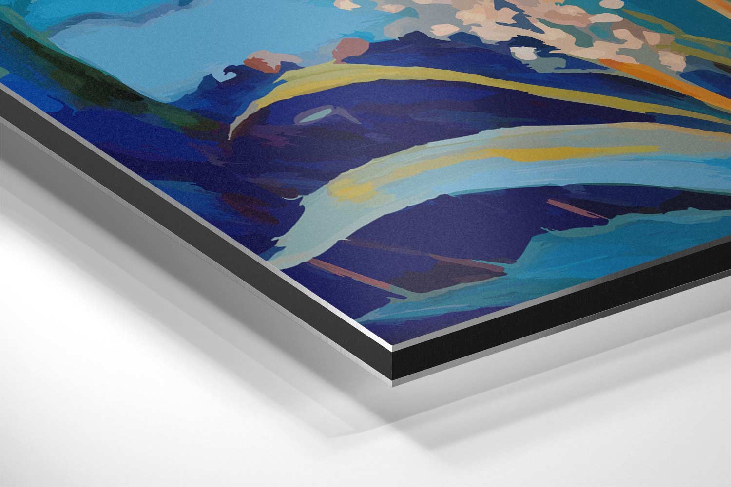 Zomerse Bloemenpracht Kunstwerk-canvas-dibond-plexiglas-wanddecoratie-WallArtistic