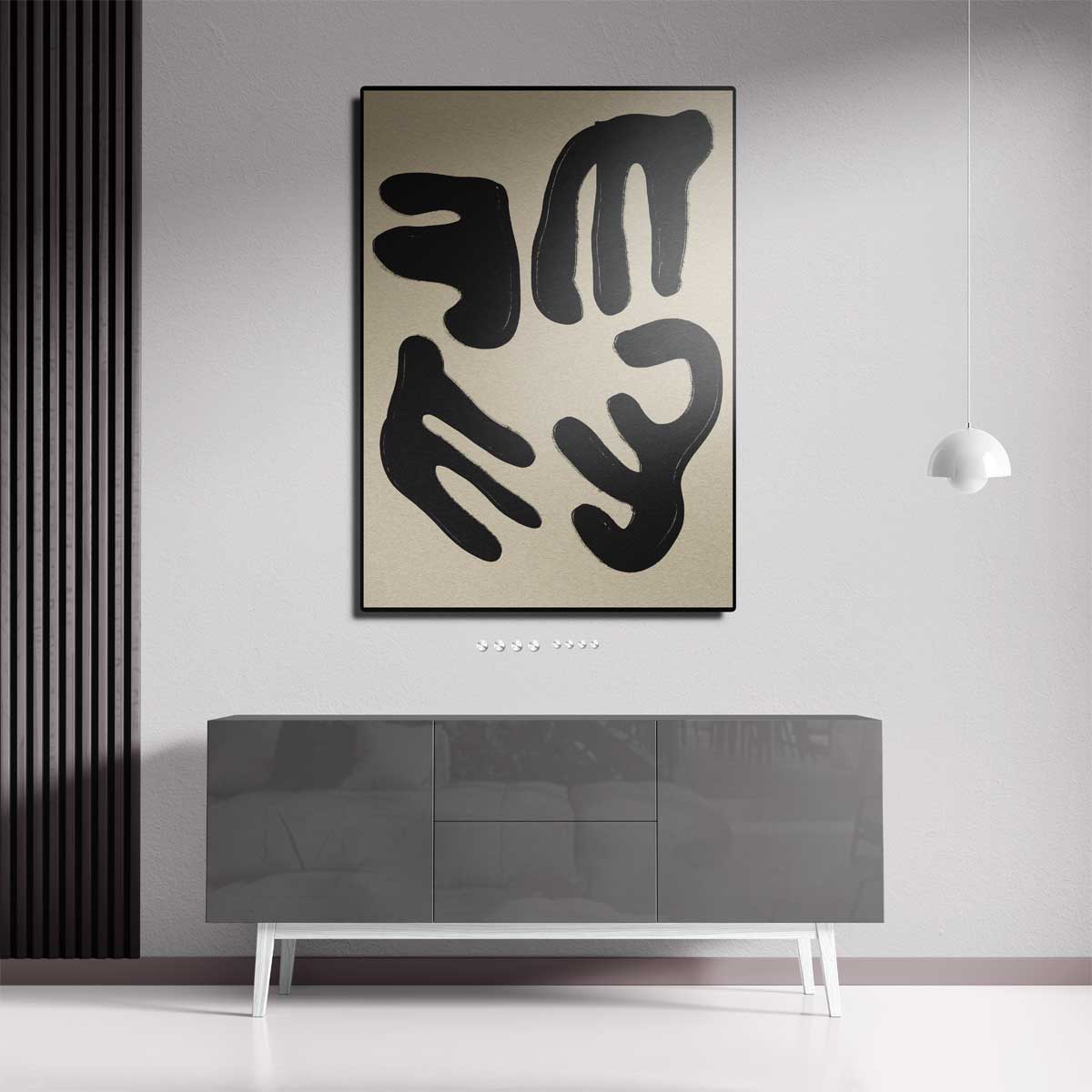 Vormen van Verbinding Kunstwerk-canvas-dibond-plexiglas-wanddecoratie-WallArtistic