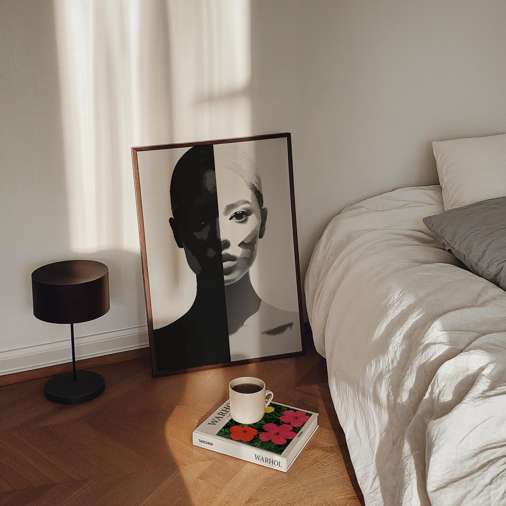 Mystieke Dualiteit Portret Poster-WallArtistic